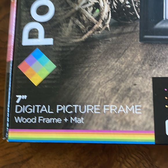 Polaroid 7" Digital Picture Frame in black NEW - Picture 2 of 7